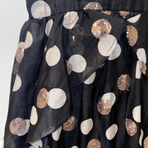 Hannah Banana Big Girls Tween Sequin Polka Dot Party Dress SZ 16 - Picture 3 of 5